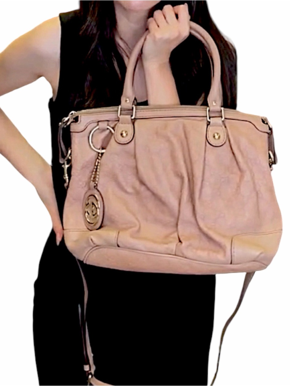 Gucci Sukey Tote - nude/blush - 23661081 comes with COA - Picture 12 of 15